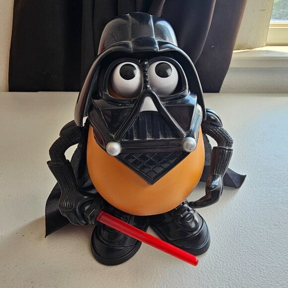 Playskool Mr Potato Head Darth Tater Darth Vader Star Wars Vintage w Accessories - Picture 2 of 7
